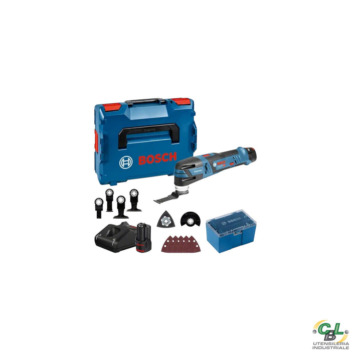 UTENSILE MULTIFUNZIONE GOP 12V-28 + 2 BATT. 3,0Ah + L-BOXX