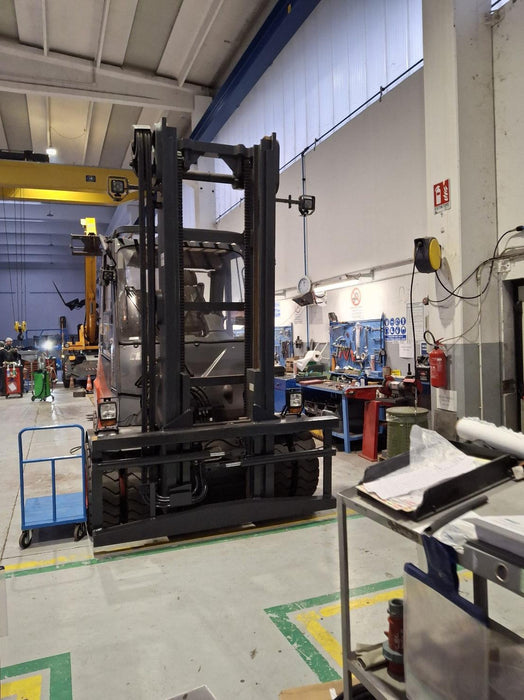 CARRELLO ELEVATORE FRONTALE ELETTRICO USATO LINDE E80-01