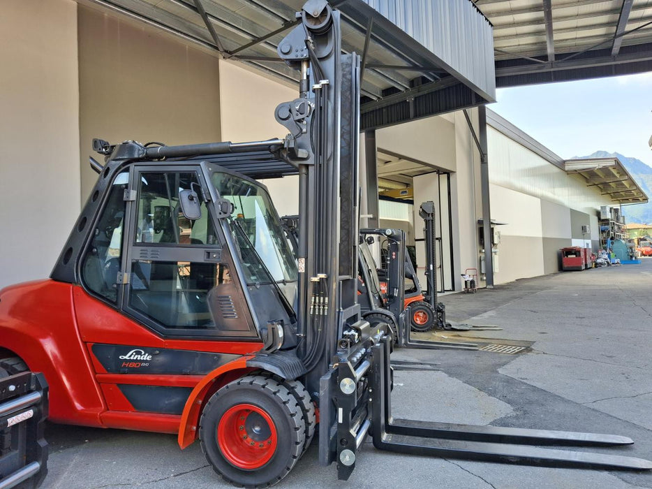 CARRELLO ELEVATORE FRONTALE DIESEL USATO LINDE H80D-03/900
