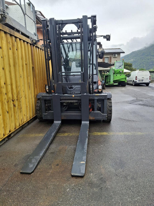 CARRELLO ELEVATORE FRONTALE DIESEL USATO LINDE H80D-03/100