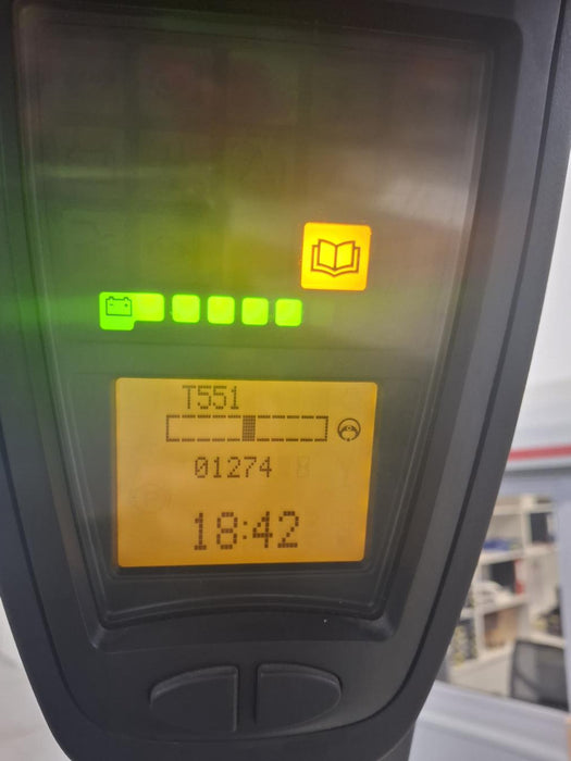 CARRELLO ELEVATORE FRONTALE ELETTRICO USATO LINDE E40H/600-01