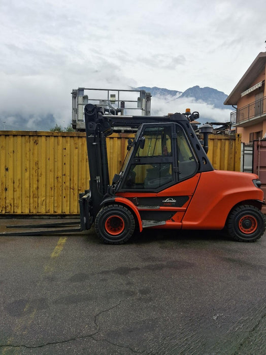 CARRELLO ELEVATORE FRONTALE DIESEL USATO LINDE H80D-03/100