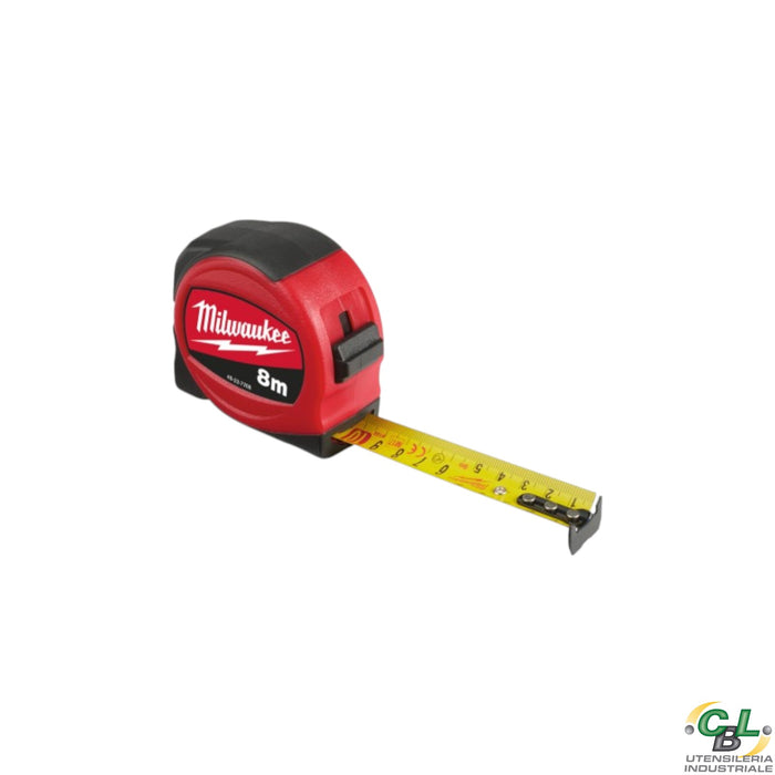 MILWAUKEE FLESSOMETRO SLIM 8 Mt 25 mm