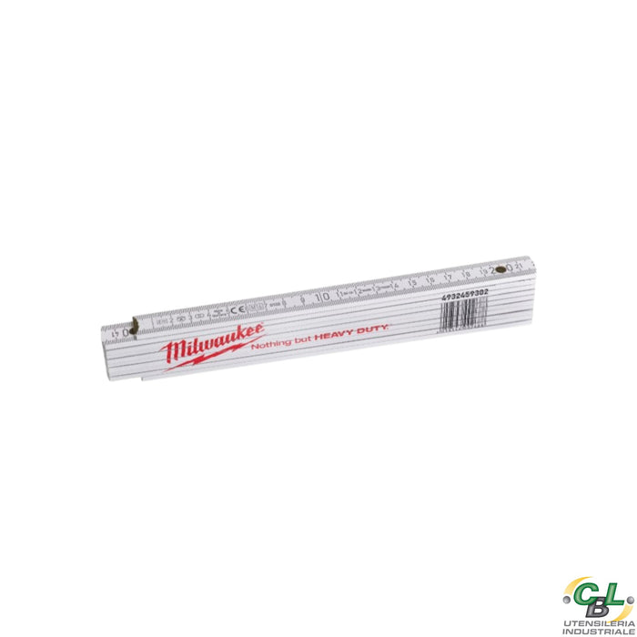 MILWAUKEE DOPPIO METRO PIEGHEVOLE IN LEGNO DA 2 Mt