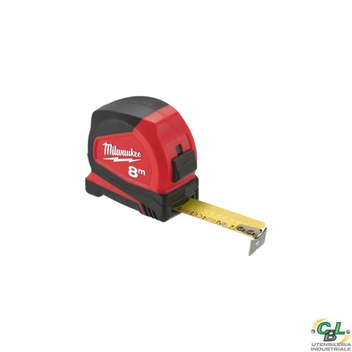 MILWAUKEE FLESSOMETRO PRO COMPACT 8 Mt x 25 mm