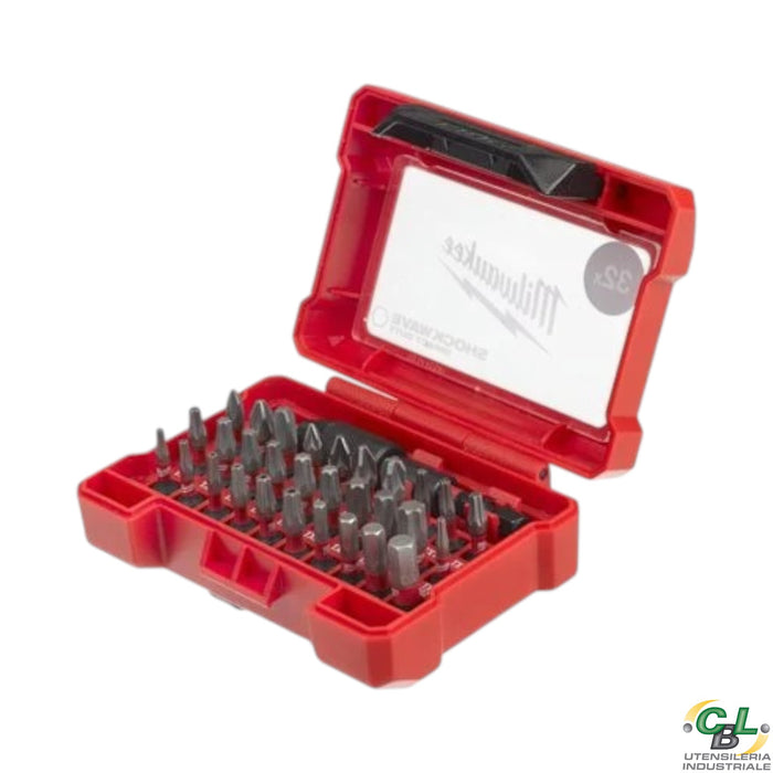 MILWAUKEE SET BIT SHOCKWAVE PER AVVITATORE AD IMPULSI