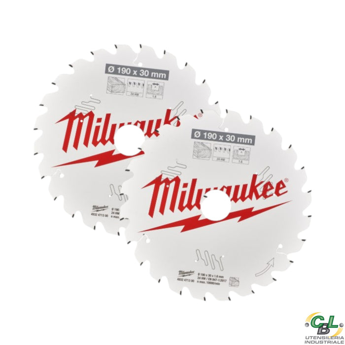 MILWAUKEE LAME PER SEGHE CIRCOLARI PER UTENSILI PORTATILI