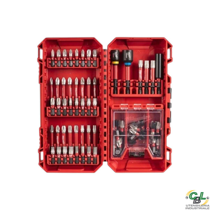 MILWAUKEE SET DI PUNTE SHOCKWAVE IMPACT DUTY (70 pezzi)