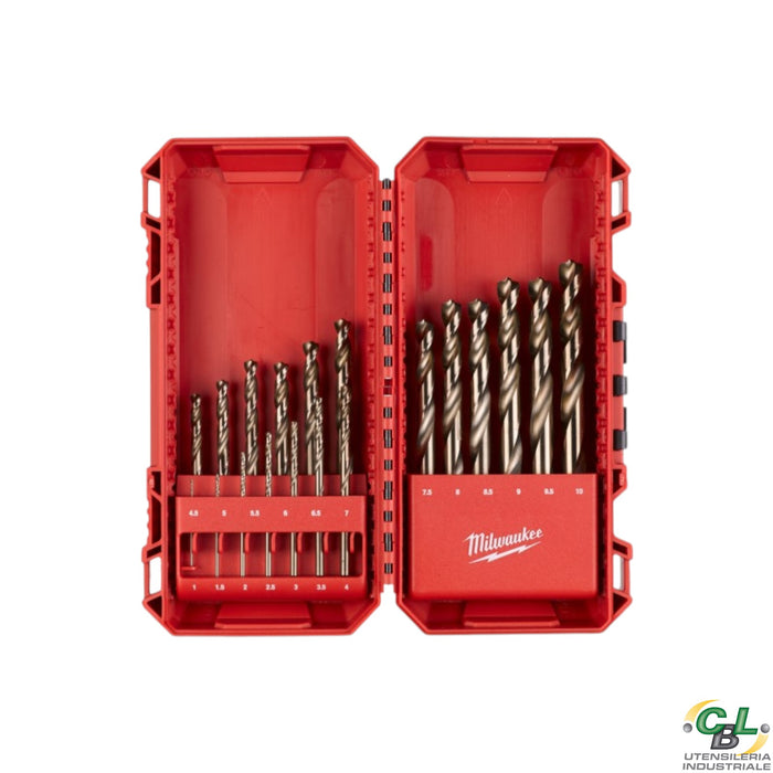 PUNTE PER METALLO FORGIATO IN HSS-G COBALTO - DIN 338