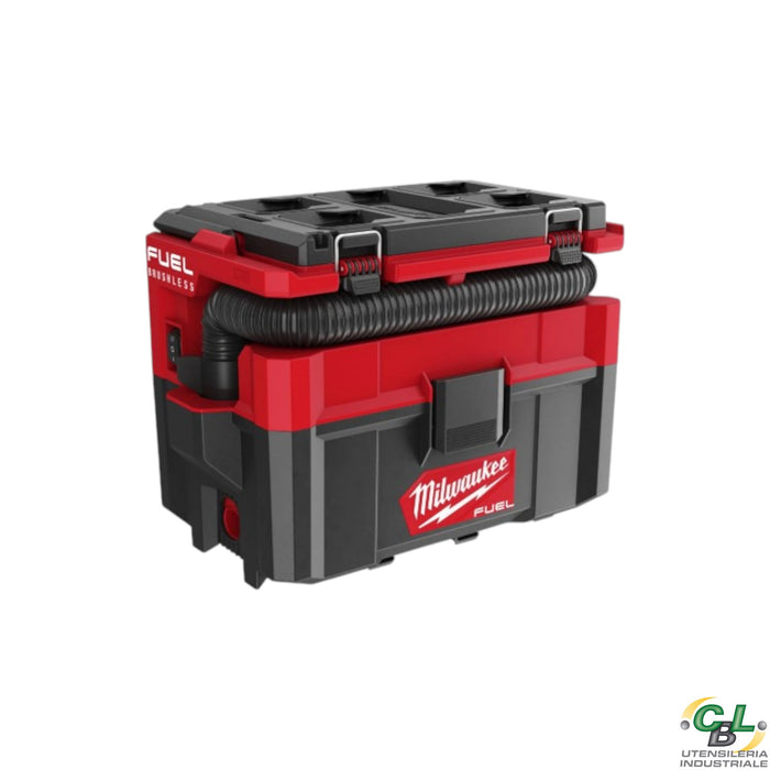 MILWAUKEE ASPIRATORE SOLIDI/LIQUIDI M18 FUEL PACKOUT