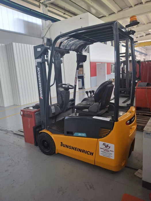 CARRELLO ELEVATORE FRONTALE ELETTRICO USATO JUNGHEINRICH EFG115