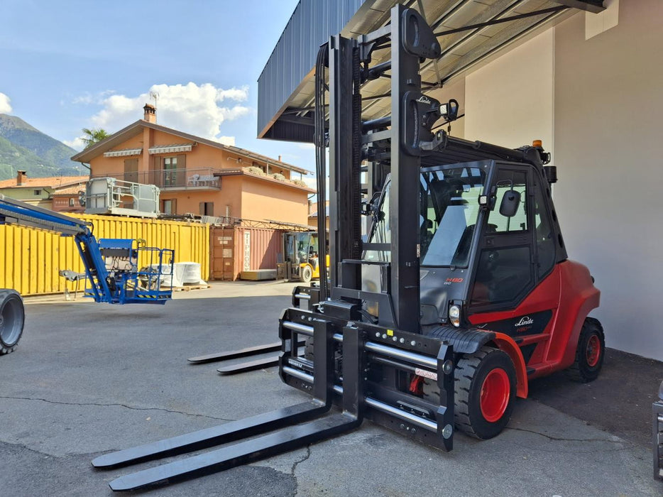 CARRELLO ELEVATORE FRONTALE DIESEL USATO LINDE H80D-03/900
