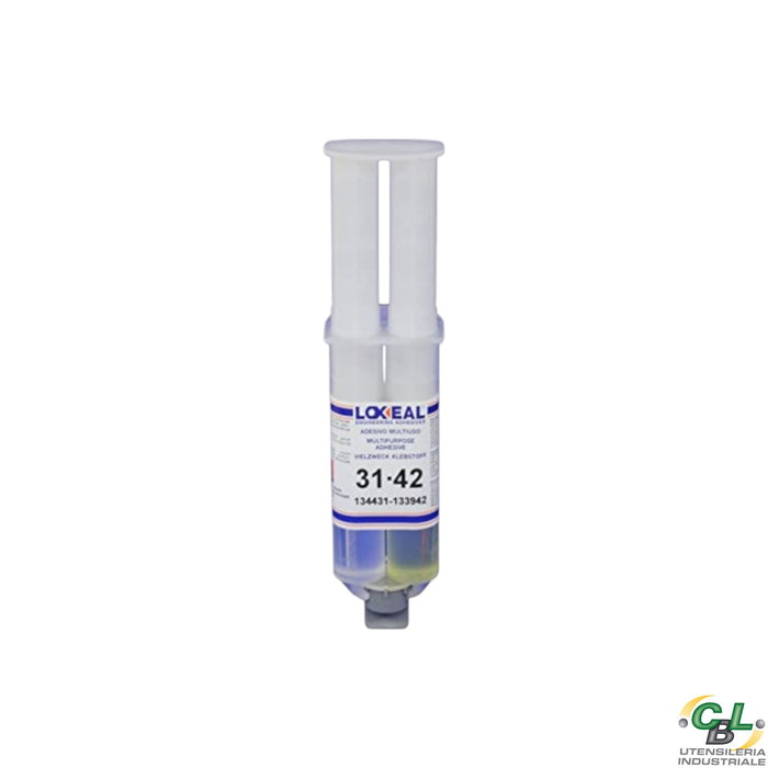 LOXEAL ADESIVO 31-42 BICOMPONENTE TRASPARENTE A INDURIMENTO EXTRA RAPIDO 25ml + 1 MIXER