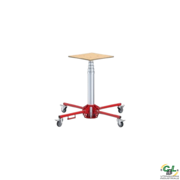 CARRELLO SOLLEVATORE PNEUMATICO h.MAX 3,8 m - P. 125Kg LIFT A