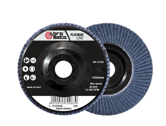 DISCHI A LAMELLE IN ZIRCONIO 115X22 GR. 40 ABRABETA