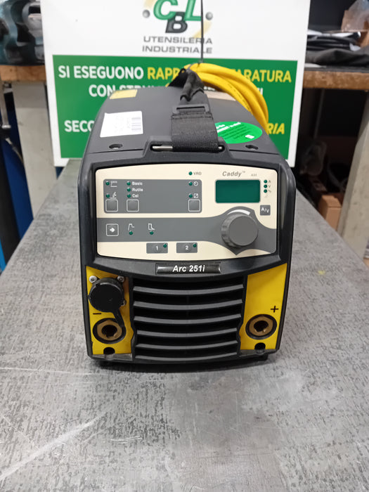 SALDATRICE A ELETTRODO ESAB CADDY ARC 251i SEMINUOVA