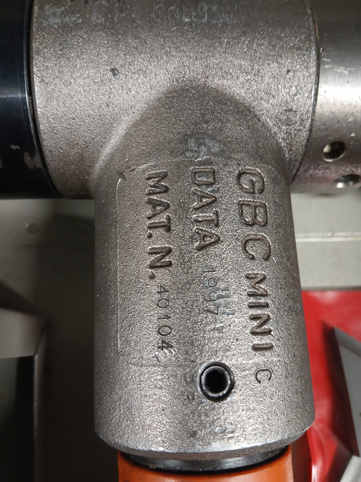 SMUSSATRICE PNEUMATICA PER TUBAZIONI G.B.C. MOD. MINI C USATA