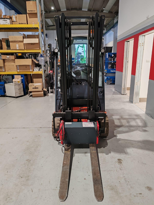 CARRELLO ELEVATORE FRONTALE ELETTRICO USATO TOYOTA 8FBEK16T ANNO 2019