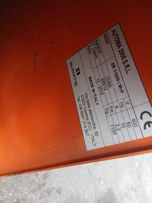POSIZIONATORE A RULLI AUTOMA USATO MOD. SR 11000 I M+F