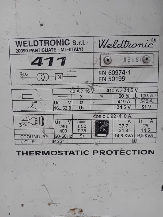 SALDATRICE A FILO WELDTRONIC 411 USATA