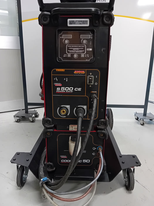 SALDATRICE MULTIPROCESSO RAFFREDDATA LINCOLN POWER WAVE 5500CE USATA