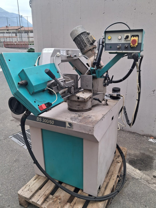 SEGATRICE A NASTRO SEMIAUTOMATICA IMET BS 300/60 USATA