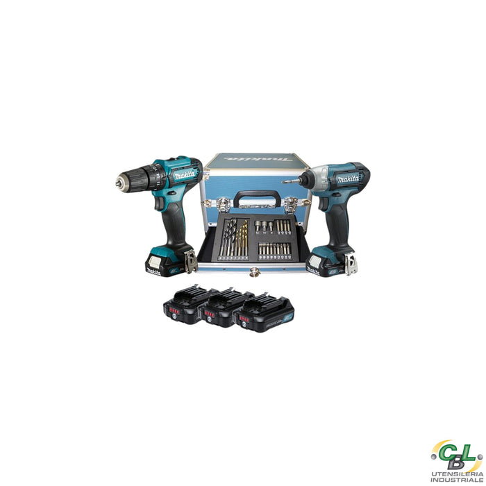 TRAPANO AVV. HP333 + AVVITAT. TD110 + 3 BATT. BL