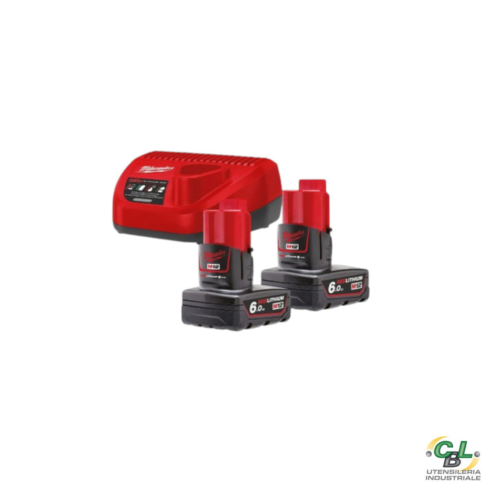 MILWAUKEE ENERGY KIT M12™ 2 x 6.0 AH (12V)