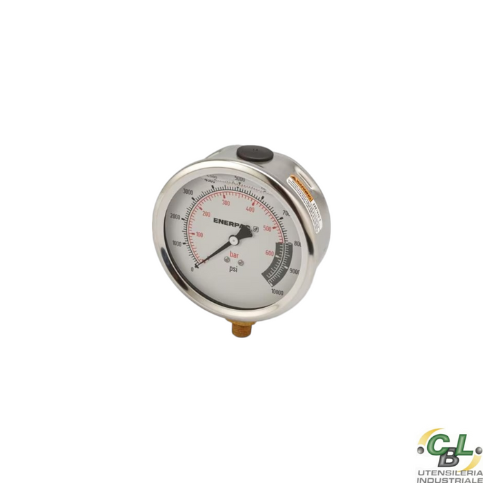 G4088L MANOMETRO IN GLICERINA 100 mm PRESSIONE MASSIMA 700 bar