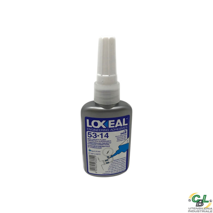 LOXEAL ADESIVO 53-14 FLUIDO PER RACCORDI PNEUMATICI IDRAULICI GAS 50ML
