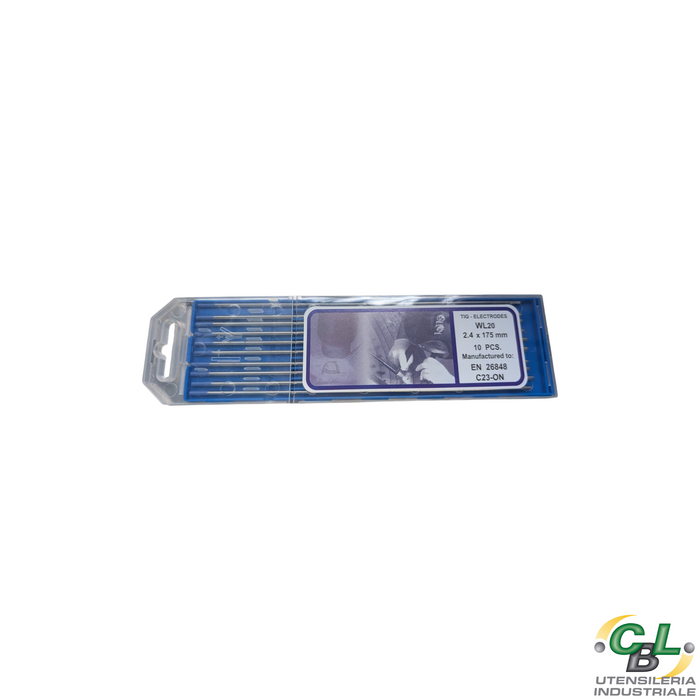 ELETTRODI TUNGSTENO LANTANIO Ø2,4x175mm WL20 BLU