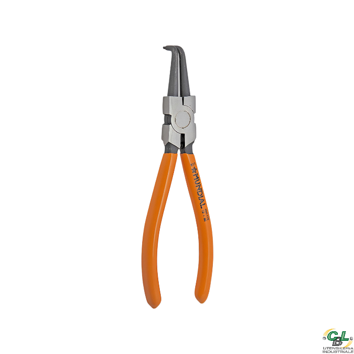 PINZA PER SEEGER INTERNI BECCHI PIEGATI 170 mm