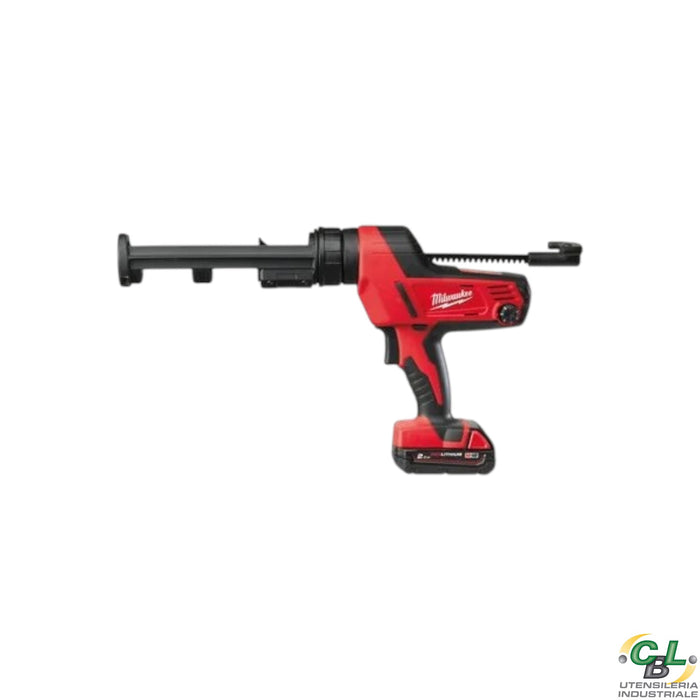MILWAUKEE PISTOLA PER SILICONE M18 CON PORTACARTUCCIA DA 310 Ml CON BATTERIA