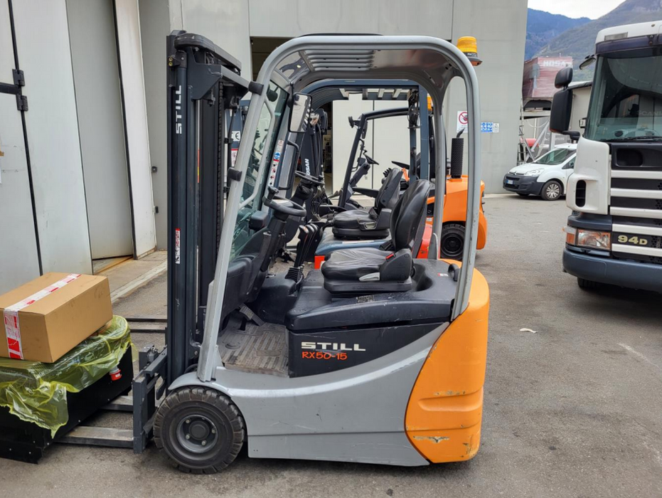 CARRELLO ELEVATORE FRONTALE ELETTRICO STILL RX50-15 DUPLEX USATO