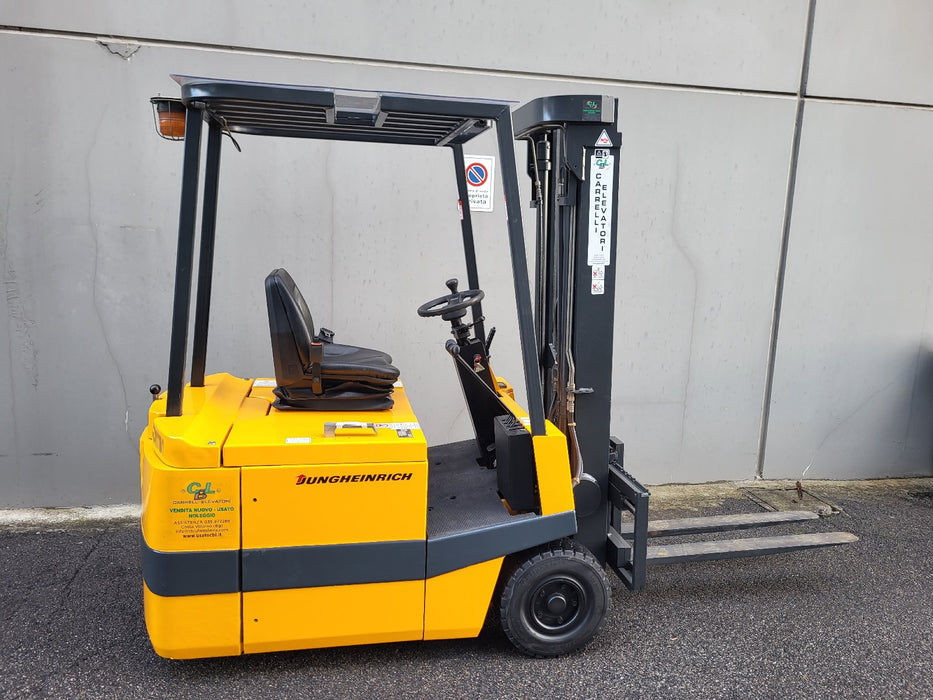 CARRELLO ELEVATORE FRONTALE ELETTRICO JUNGHEINRICH EFG DH 15 6 115-309 22 USATO