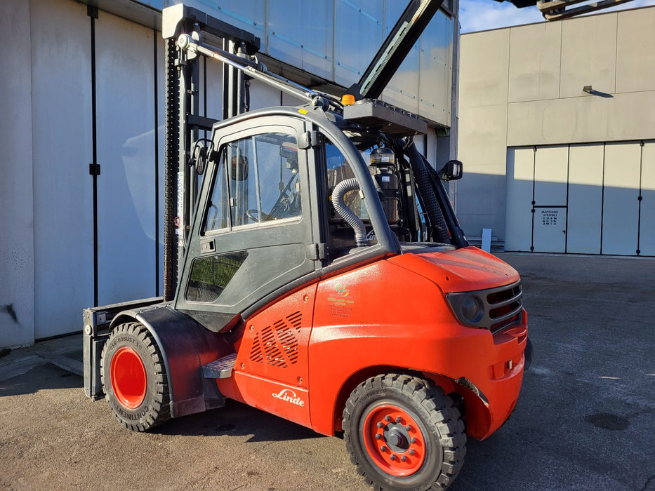 CARRELLO ELEVATORE FRONTALE DIESEL USATO LINDE H50D