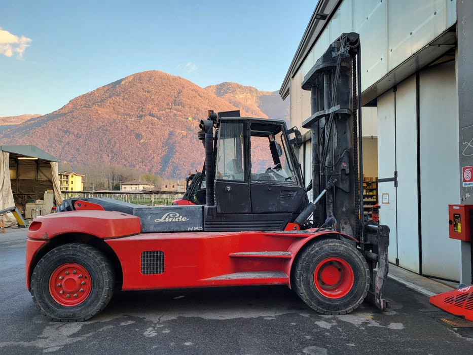 CARRELLO ELEVATORE FRONTALE DIESEL USATO LINDE H160D-1200