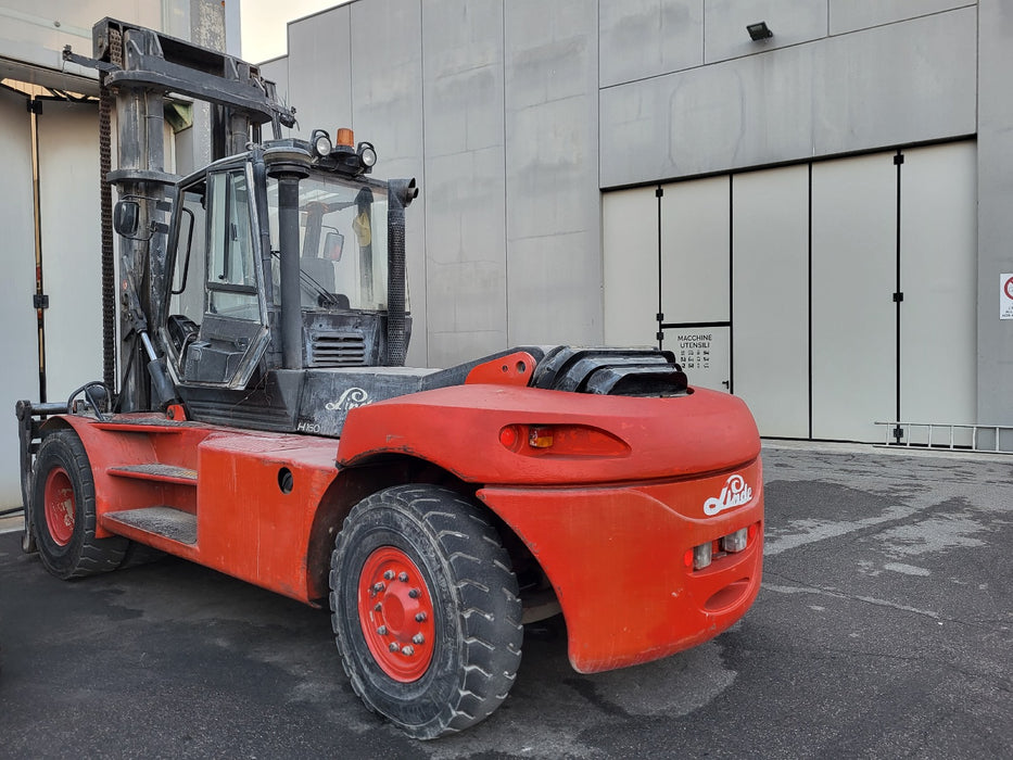 CARRELLO ELEVATORE FRONTALE DIESEL USATO LINDE H160D-1200