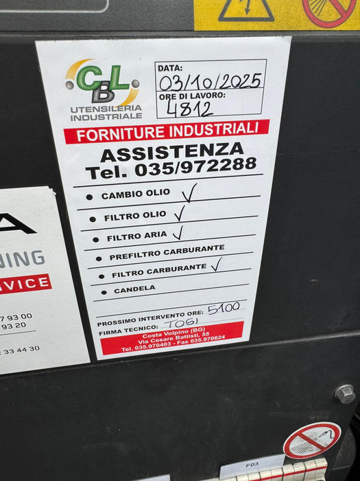 GRUPPO ELETTROGENO SATEMA KOHEL J44K SDMO 32 KW