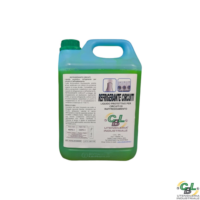 FUSTINO 5LT LIQUIDO REFRIGERANTE CIRCUITI PER SISTEMI SALDANTI CBL UTENSILERIA INDUSTRIALE FUSTINO 5LT LIQUIDO REFRIGERANTE CIRCUITI PER SISTEMI SALDANTI CBL UTENSILERIA INDUSTRIALE