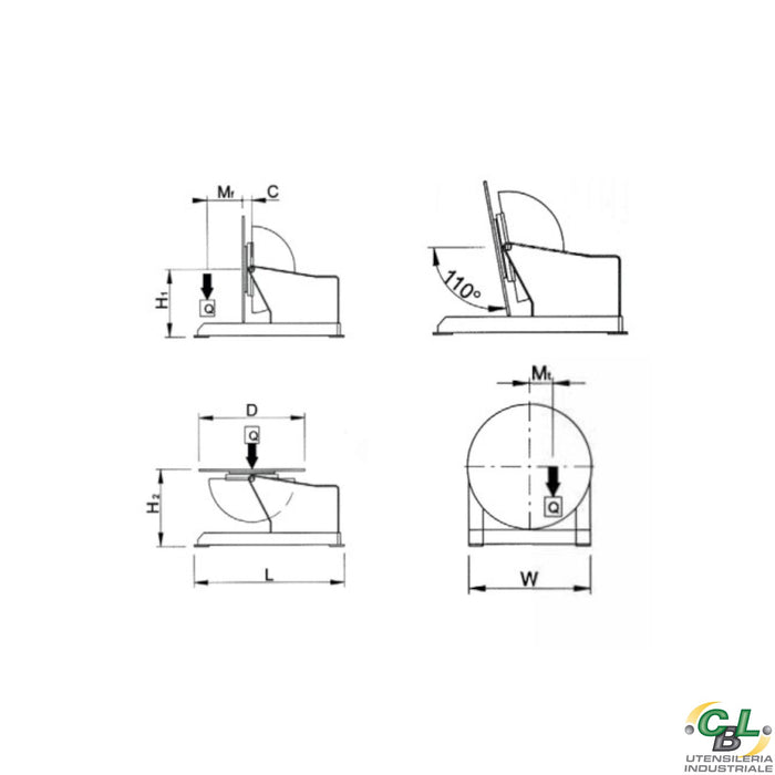 POSIZIONATORE A TAVOLA ROTANTE SP 500 M PLC