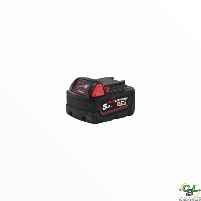 MILWAUKEE BATTERIA MILWAUKEE M18 B5 LI 5.0 AH