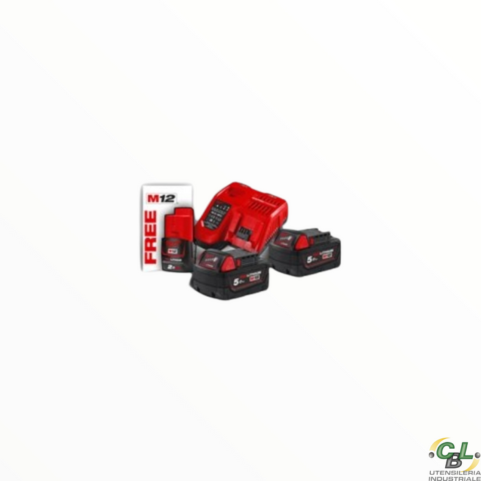 MILWAUKEE KIT BATTERIE MILWAUKEE M18 M12 NRG-502