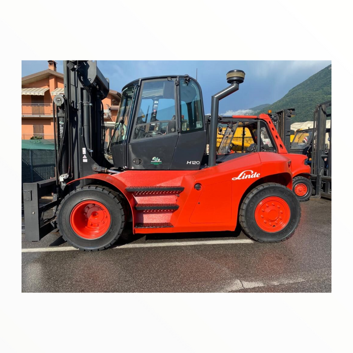 CARRELLO ELEVATORE USATO DIESEL LINDE MOD. H120