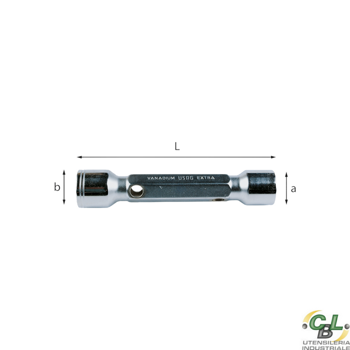 USAG CHIAVE A TUBO DOPPIA PESANTE 290 E 20x22 mm