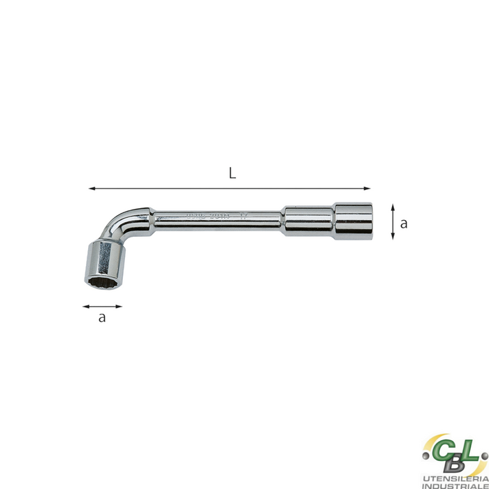 USAG CHIAVE A PIPA PASSANTE DOPPIO 291 16 mm