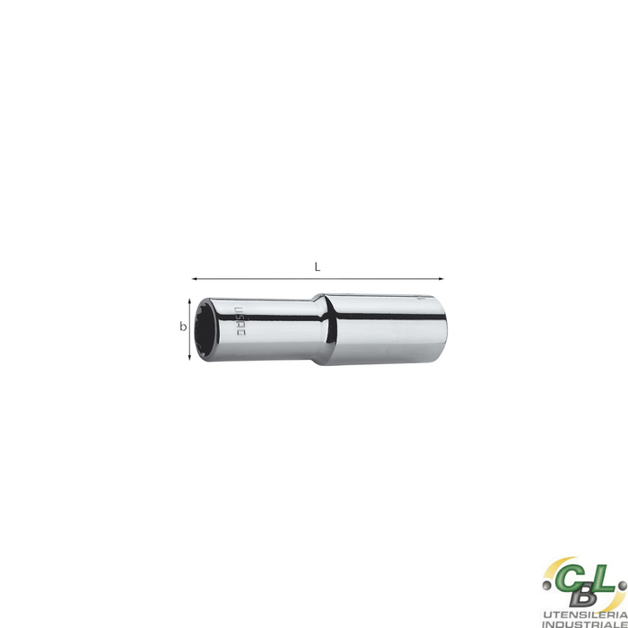 USAG CHIAVE A BUSSOLA LUNGA CON BOCCA POLIGONALE 235 1/2" LN 15 mm