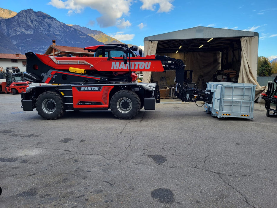 SOLLEVATORE TELESCOPICO ROTATIVO NUOVO MANITOU MRT 2260 SOLO NOLEGGIO